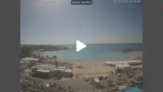 Vorschaubild 8. Mai 2026 07:00 Ayia Napa Zypern - Nissi Beach Panorama