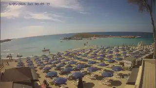 Vorschaubild 16. Mai 2026 06:00 Ayia Napa Zypern - Nissi Beach