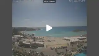 Vorschaubild 16. Mai 2026 07:00 Ayia Napa Zypern - Nissi Beach Panorama