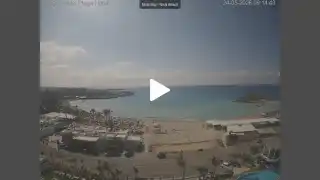 Vorschaubild 24. Mai 2026 07:00 Ayia Napa Zypern - Nissi Beach Panorama