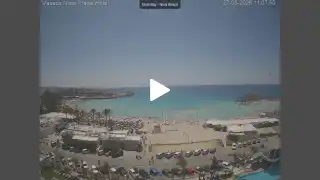 Vorschaubild 27. Mai 2026 08:00 Ayia Napa Zypern - Nissi Beach Panorama
