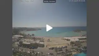 Vorschaubild 1. Juni 2026 07:00 Ayia Napa Zypern - Nissi Beach Panorama