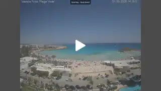Vorschaubild 1. Juni 2026 12:00 Ayia Napa Zypern - Nissi Beach Panorama