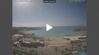 Vorschaubild 2. Juni 2026 06:00 Ayia Napa Zypern - Nissi Beach Panorama
