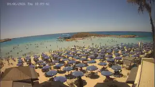 Vorschaubild 4. Juni 2026 08:00 Ayia Napa Zypern - Nissi Beach