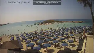 Vorschaubild 11. Juni 2026 07:00 Ayia Napa Zypern - Nissi Beach