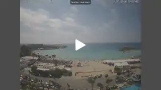 Vorschaubild 14. Juli 2026 07:00 Ayia Napa Zypern - Nissi Beach Panorama