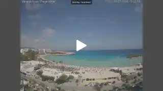 Vorschaubild 18. Juli 2026 13:00 Ayia Napa Zypern - Nissi Beach Panorama