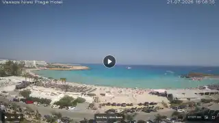 Vorschaubild 21. Juli 2026 13:00 Ayia Napa Zypern - Nissi Beach Panorama