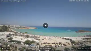 Vorschaubild 22. Juli 2026 12:00 Ayia Napa Zypern - Nissi Beach Panorama