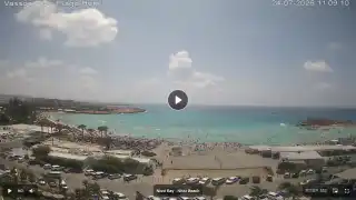 Vorschaubild 24. Juli 2026 08:00 Ayia Napa Zypern - Nissi Beach Panorama