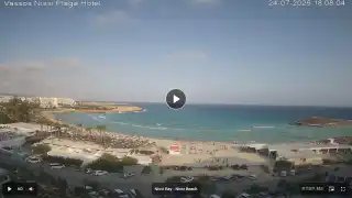 Vorschaubild 24. Juli 2026 15:00 Ayia Napa Zypern - Nissi Beach Panorama
