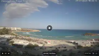 Vorschaubild 25. Juli 2026 15:00 Ayia Napa Zypern - Nissi Beach Panorama