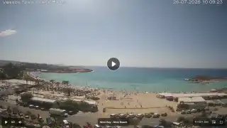 Vorschaubild 26. Juli 2026 07:00 Ayia Napa Zypern - Nissi Beach Panorama
