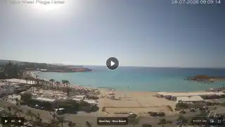 Vorschaubild 28. Juli 2026 06:00 Ayia Napa Zypern - Nissi Beach Panorama