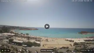Vorschaubild 28. Juli 2026 07:00 Ayia Napa Zypern - Nissi Beach Panorama