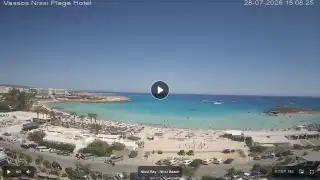 Vorschaubild 28. Juli 2026 12:00 Ayia Napa Zypern - Nissi Beach Panorama