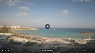 Vorschaubild 6. August 2026 15:00 Ayia Napa Zypern - Nissi Beach Panorama