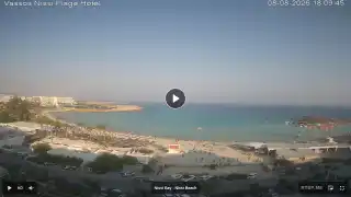 Vorschaubild 8. August 2026 15:00 Ayia Napa Zypern - Nissi Beach Panorama