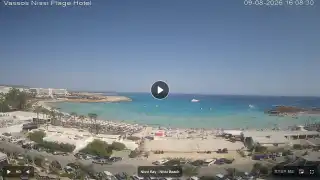Vorschaubild 9. August 2026 13:00 Ayia Napa Zypern - Nissi Beach Panorama