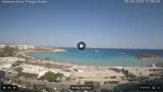Vorschaubild 9. August 2026 14:00 Ayia Napa Zypern - Nissi Beach Panorama