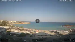 Vorschaubild 10. August 2026 15:00 Ayia Napa Zypern - Nissi Beach Panorama
