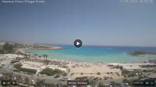 Vorschaubild 11. August 2026 11:00 Ayia Napa Zypern - Nissi Beach Panorama
