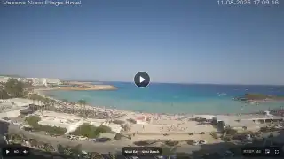 Vorschaubild 11. August 2026 14:00 Ayia Napa Zypern - Nissi Beach Panorama