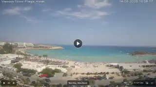Vorschaubild 14. August 2026 13:00 Ayia Napa Zypern - Nissi Beach Panorama