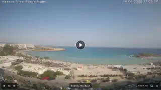 Vorschaubild 14. August 2026 14:00 Ayia Napa Zypern - Nissi Beach Panorama