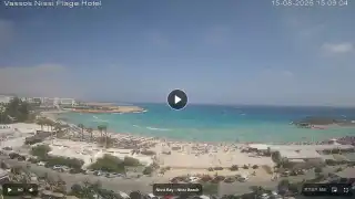 Vorschaubild 15. August 2026 12:00 Ayia Napa Zypern - Nissi Beach Panorama
