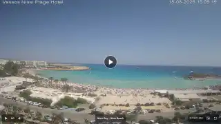 Vorschaubild 18. August 2026 12:00 Ayia Napa Zypern - Nissi Beach Panorama