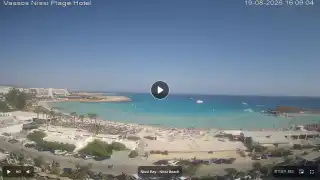 Vorschaubild 19. August 2026 13:00 Ayia Napa Zypern - Nissi Beach Panorama