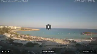 Vorschaubild 20. August 2026 15:00 Ayia Napa Zypern - Nissi Beach Panorama