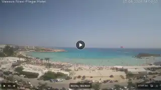 Vorschaubild 25. August 2026 11:00 Ayia Napa Zypern - Nissi Beach Panorama