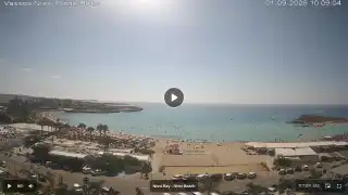 Vorschaubild 1. September 2026 07:00 Ayia Napa Zypern - Nissi Beach Panorama