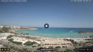 Vorschaubild 1. September 2026 13:00 Ayia Napa Zypern - Nissi Beach Panorama