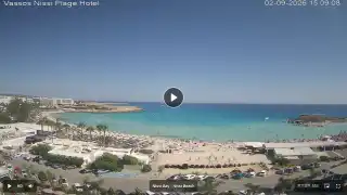 Vorschaubild 2. September 2026 12:00 Ayia Napa Zypern - Nissi Beach Panorama