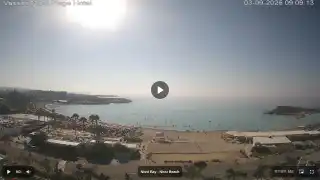 Vorschaubild 3. September 2026 06:00 Ayia Napa Zypern - Nissi Beach Panorama