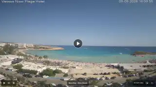 Vorschaubild 9. September 2026 13:00 Ayia Napa Zypern - Nissi Beach Panorama
