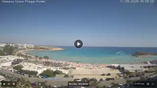 Vorschaubild 11. September 2026 13:00 Ayia Napa Zypern - Nissi Beach Panorama